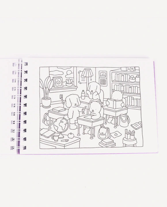 Kit Livro de Colorir Bobbie Goods + Canetinhas