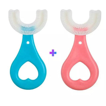 Escova divertida Infantil de fácil escovação 360º