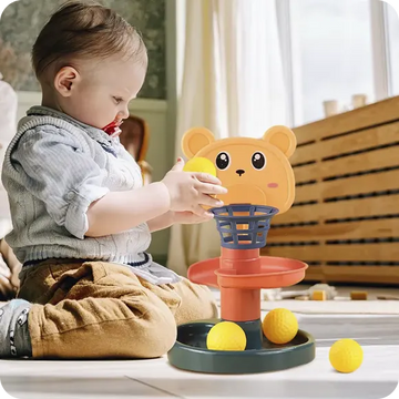 Brinquedo educativo torre de empilhar priorizando a autonomia