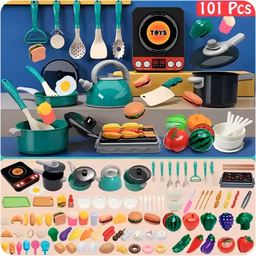 Cozinha de Brinquedo Suprema - 101 Peças