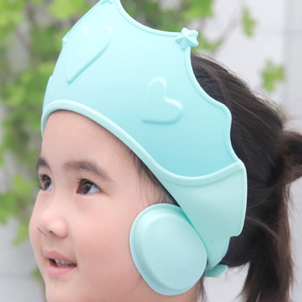 Chapéu protetor de olhos e ouvidos para banho infantil