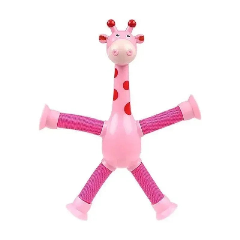 Brinquedo Telescópico Girafa com Ventosa, incentive a criatividade !