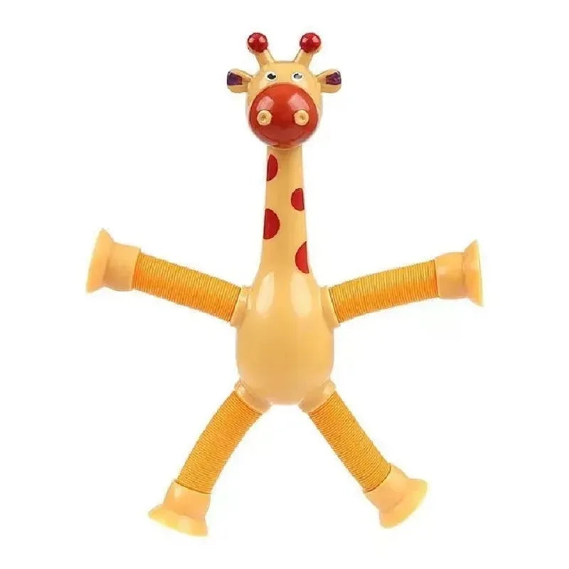 Brinquedo Telescópico Girafa com Ventosa, incentive a criatividade !