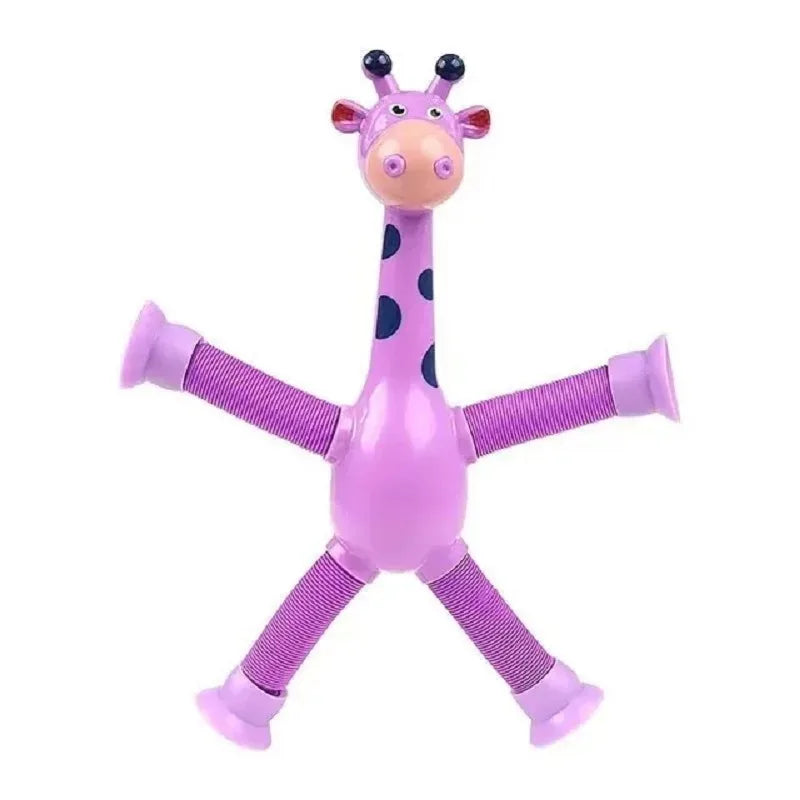 Brinquedo Telescópico Girafa com Ventosa, incentive a criatividade !