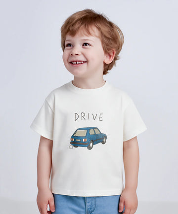 Camiseta Infantil Masculina Estampa Carro