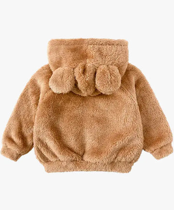 Jaqueta Infantil Com Capuz e Orelhas