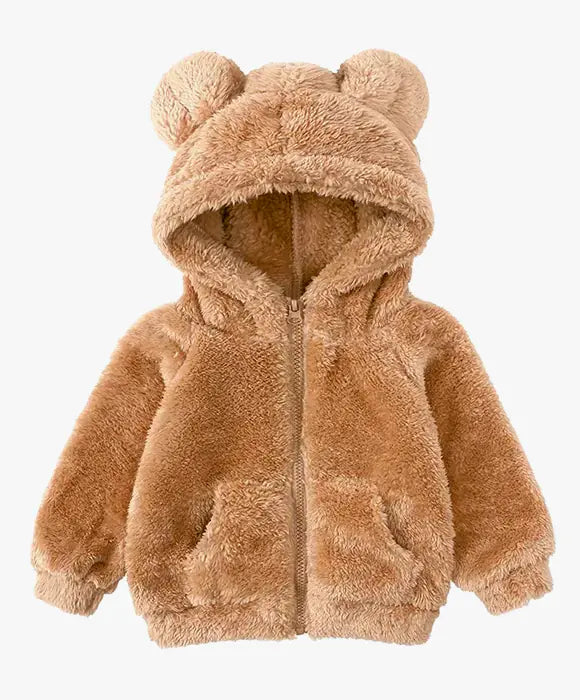 Jaqueta Infantil Com Capuz e Orelhas