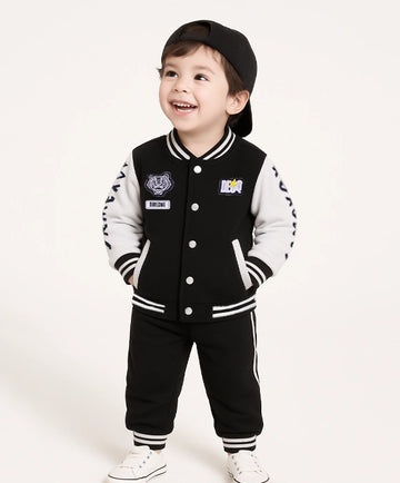 Jaqueta Moletom Infantil Masculino + Calça - Kit com 2 Conjuntos