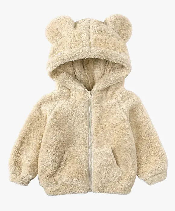 Jaqueta Infantil Com Capuz e Orelhas