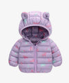 Casaco Infantil Puffer Com Capuz