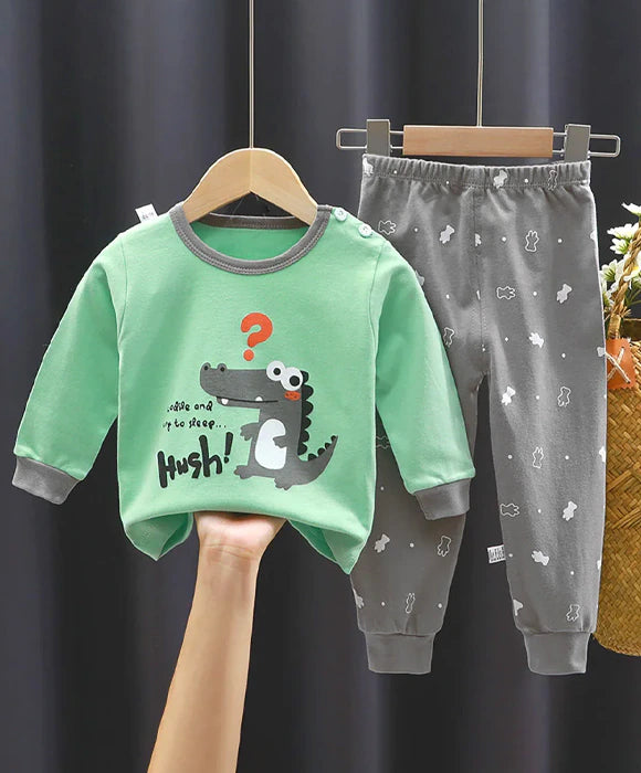Pijama Infantil Dinossauro Inverno