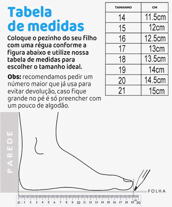 Tênis Respirável Infantil