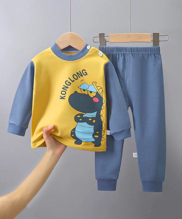 Pijama Infantil Dinossauro Inverno