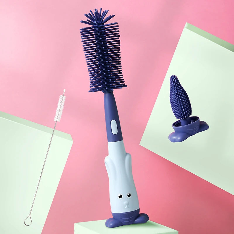 Kit 3 Em 1 De Limpeza Para Mamadeira