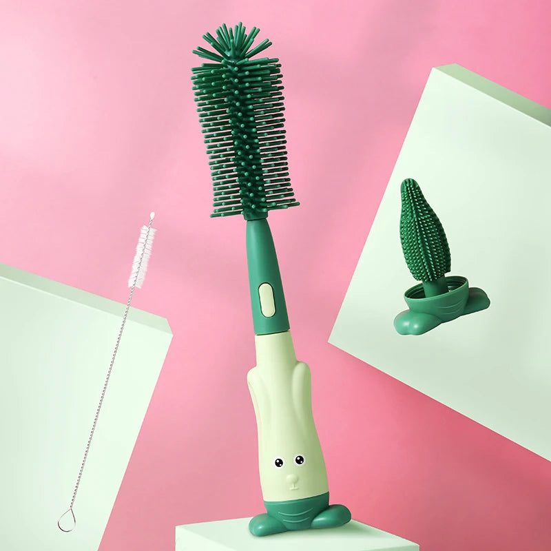 Kit 3 Em 1 De Limpeza Para Mamadeira