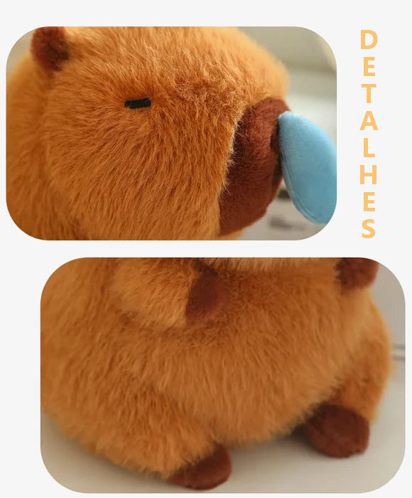 Pelúcia De Capivara Interativa