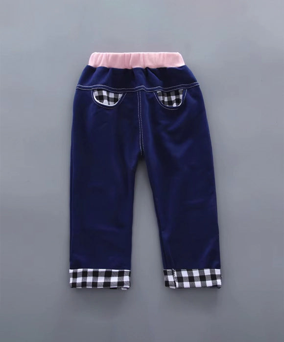Conjunto Moletom Infantil Menina Com Xadrez