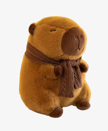 Capivara De Pelúcia Com Cachecol