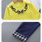 Conjunto Moletom Infantil Menina Com Xadrez