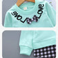 Conjunto Moletom Infantil Menina Com Xadrez