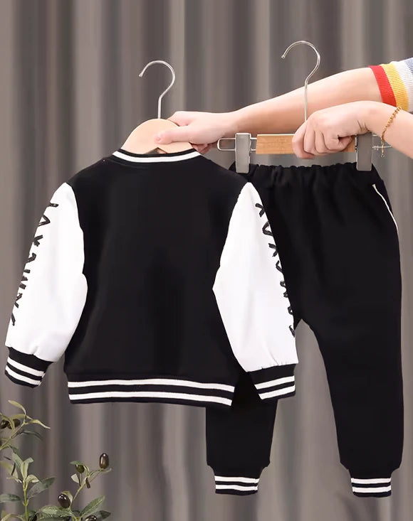 Kit Jaqueta Moletom Infantil Masculino + Calça