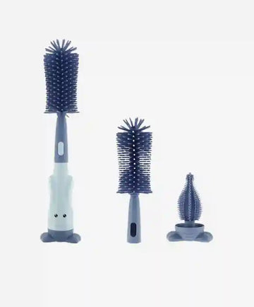 Kit 3 Em 1 De Limpeza Para Mamadeira