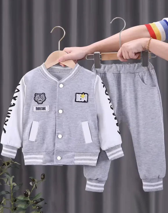 Kit Jaqueta Moletom Infantil Masculino + Calça