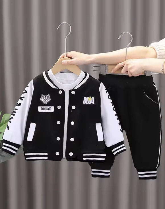 Kit Jaqueta Moletom Infantil Masculino + Calça
