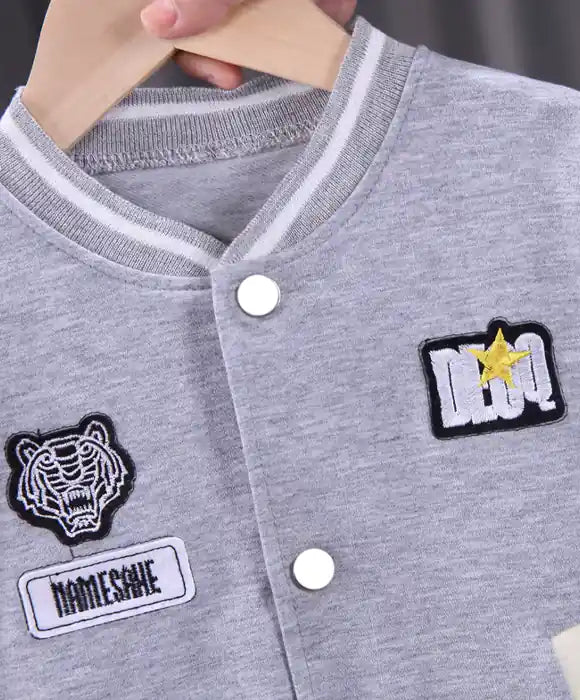 Jaqueta Moletom Infantil Masculino + Calça - Kit com 2 Conjuntos