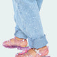 Sandalia Infantil Feminina Papete Com Gliter