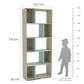 Estante Infantil Multifuncional 10 nichos Bella Casatema Natural/Menta
