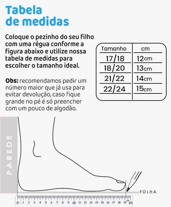 Tênis  Feminino Infantil Branco Com Detalhes